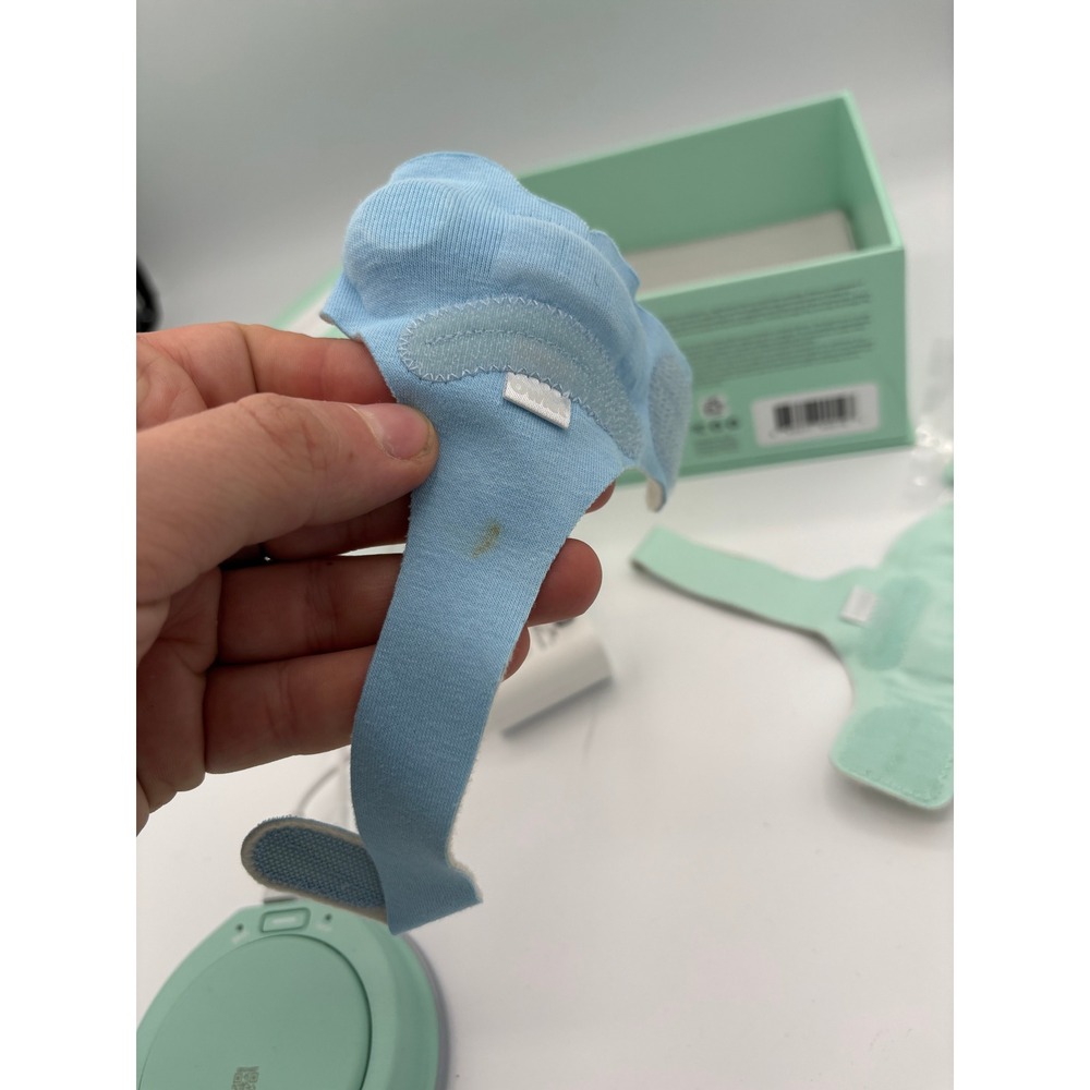 Owlet Smart Sock 2 Baby Monitor Sz OS Mint Green Sleep Tracker TURNS ON Untested - Picture 3 of 5
